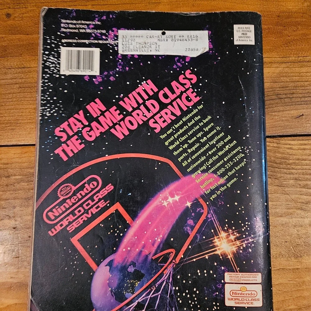 VTG Nintendo Power Vol. 21 StarTropics Poster TMNT II Ultima Game Boy Magazine